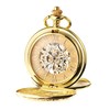 Treeweto - Reloj mecánico de bolsillo para hombre y mujer,