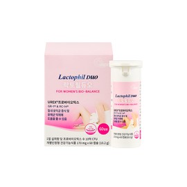 Lactophil Duo Lactobacillus 60 capsules, 1 unit / 락토필듀오 질유산균 60캡슐, 1개