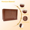Money Box with Counter for 5000 Euro, Removable Marking Wooden
