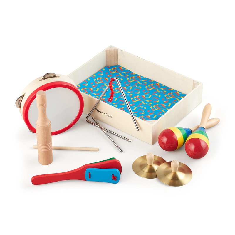 Melissa & Doug Band-in-a-Box Clap! Clang! Tap! - 10-Piece Musical