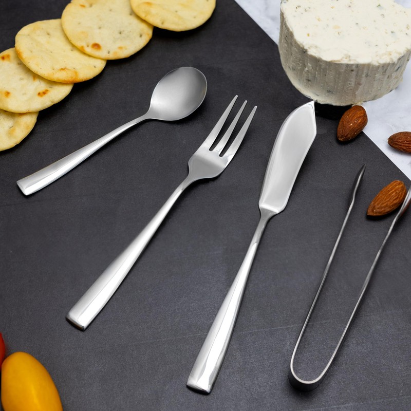 Ironwood Gourmet Stainless Steel Charcuterie Utensil Set of 8, Includes