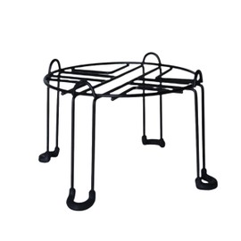PHOENIX GRAVITY Stainless Steel Black Stand for Gravity water filter Systems upto 8 Litre Size (22cm Diameter)