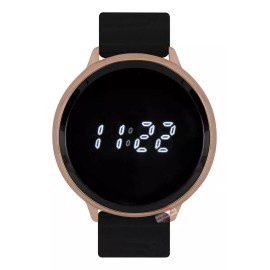 J.H. Company Reloj Touch Led Unisex Mujer Hombre Moda Casual Correa Negro 0322