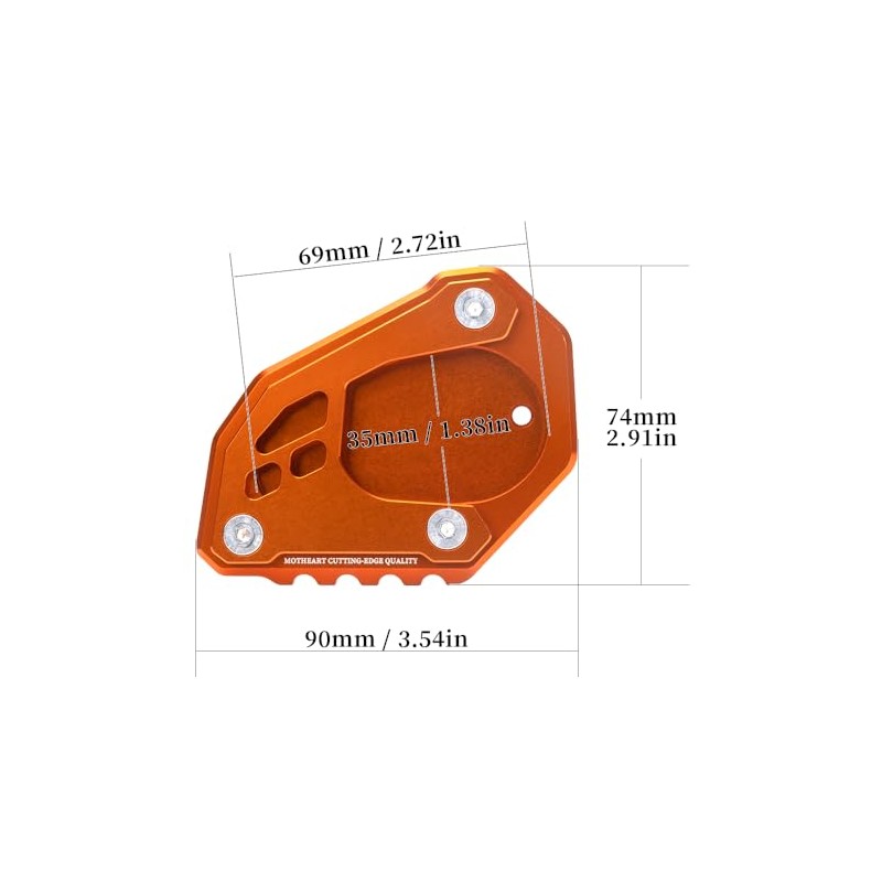 Motorcycle Kickstand Attachment for 890 SMT 2023-2024 Safe Parking Secure