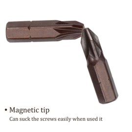 Kozelo PZ Bit Set - [PZ1 PZ2 PZ3] 1/4 Inch Hexagonal Shaft Magnetic Cross Screw Driver Stacking Head for Socket Screwdriver Handle Use 1 Inch Length