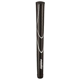JumboMax Set of 1 Tour Series Grips - Black with Silver Trim Small/SM (+1/4")