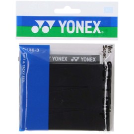YONEX AC136-3 007 Wet Super Soft Grip (Pack of 3) Black