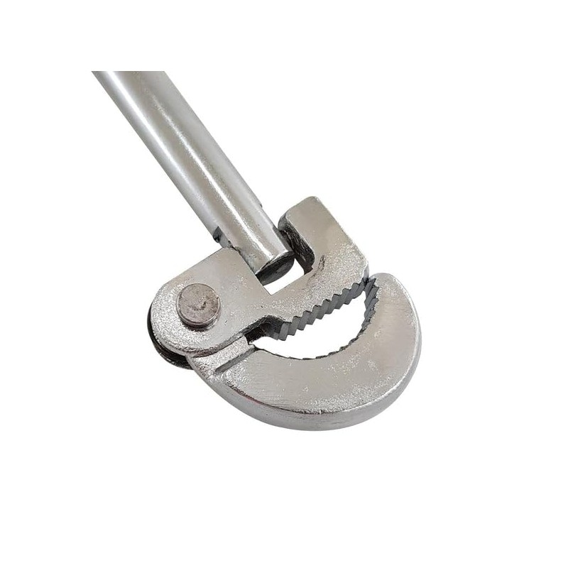 Tooltime® Plumbers 16" Adjustable Basin Wrench with Green PVC Grip