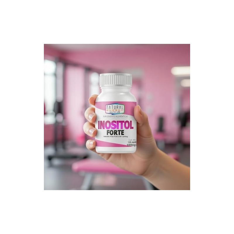 Natural Energy Inositol Forte 120 Cápsulas Myo 1100 Chiro 100