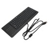 Industrial Keyboard Touchpad Wired Connection X Scissor Foot Plug and