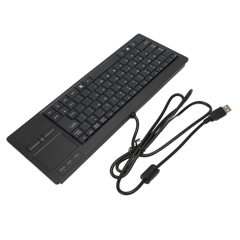 Industrial Keyboard Touchpad Wired Connection X Scissor Foot Plug and