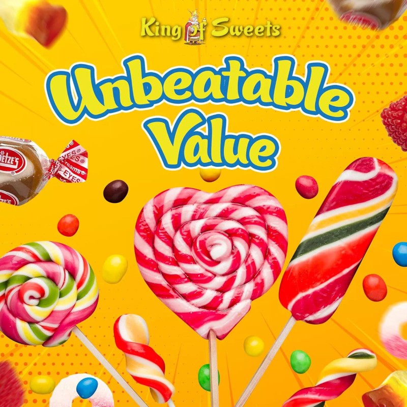 Dubble Bubble Bubble Gum - Original in a Resealable King