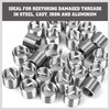Metric Helicoil Thread Repair Kit: 131-Piece Heli Coil HSS Drills