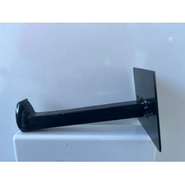 Black Railroad Spike 6" x 3.5" Single Wall Mount Hook, Coat Towel Bag hat, Bathroom Kitchen Garage entryway, Easy to Install