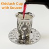 Majestic Giftware KC156 Stainless Steel Kiddush Cup, 2.5-Inch, Minimum Shiur