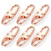 6 Pack Zipper Clips Anti Theft, Double Opening Zipper Lock