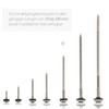 Stainless Steel Plumber Screws 4.5 x 35 mm 200 Pcs/Pack