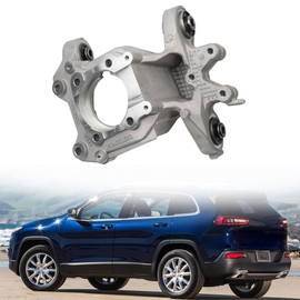 Dasbecan Rear Left Suspension Steering Knuckle Compatible with 2014-2018 Jeep Cherokee L4 V6 2.4L 3.2L Replaces# 5090073AD 5090073AE 5090073 (Driver Side)