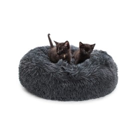 Jackson Galaxy Donut Disturb Cat Bed (Charcoal)
