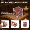 DND Spinner Dice - 7-in-1 Metal Dice Set with 3D