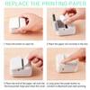 GuKKK Mini Printer, Mobile Photo Printer, Portable Mini Photo Printer,