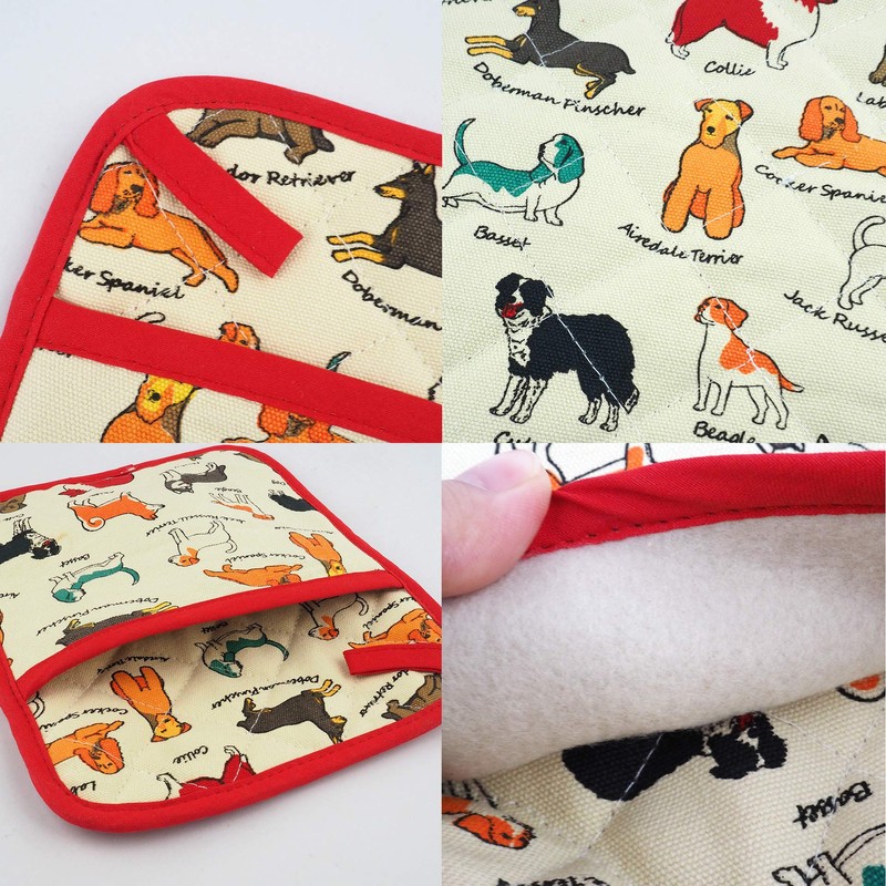 Pot Holders Set of 2 Heat Resistant 480℉ Kitchen 100%