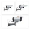 Relaxdays 2 x Dummy Camera Security Kit CCD Camera with