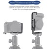 FOTGA Quick Release Plate L-Angle Vertical Quick Release Plate L-Bracket