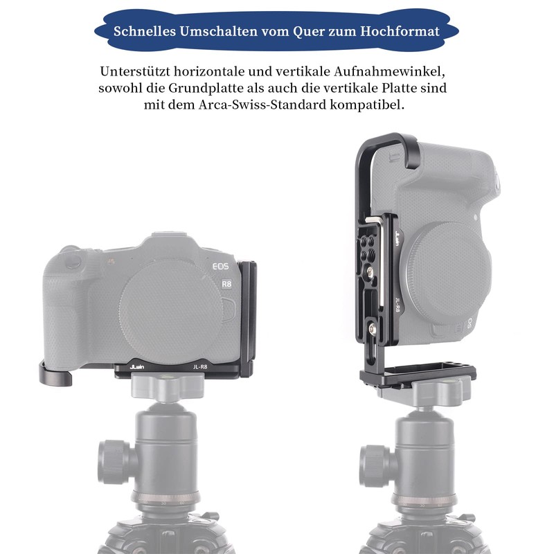 FOTGA Quick Release Plate L-Angle Vertical Quick Release Plate L-Bracket