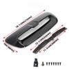 GSRECY Gloss Black Front Bonnet Hood Scoop Intake Air Vent