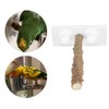 25CM Parrots Outdoor Portable Wood Standing Rod Pet Bird Shower