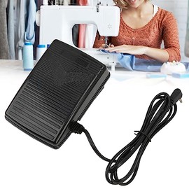 Anti Slip Sewing Foot Pedal, Foot Control Pedal Sewing Machine Foot Pedal Control Durable Plastic Foot Speed Control Pedal for Singer SC220 6160 6180 5400 XL 400
