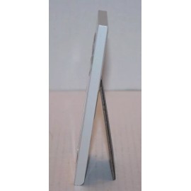 Unbranded NEW 2x3 Wedding Picture Frame w/2 Silver Hearts Bride & Groom Anniversary Gift