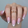 LY LANYOS Press On Nails Almond, Glossy Fake Nails, Supremely
