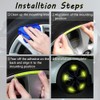 20 Pcs Car Wheel Hub Reflective Sticker, Night Reflective Safety