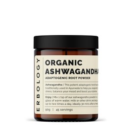 Organic Raw Ashwagandha Powder 220 g Adaptogen Sustainably Sourced from India