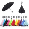 RIVERSOFY Paraguas Reversible Sombrilla Invertido De Doble Capa 5 Pzs