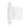Vallecloud 4 Pack (2 Pair) White Self Closing Cabinet Hinges