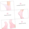 VICASKY 1Set Exfoliating Moisturizing Sock Glove for Foot Care Pink