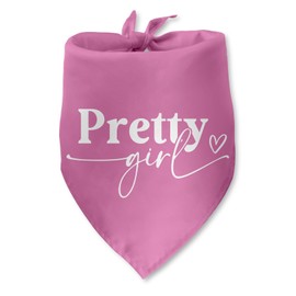 Pretty Girl Dog Bandana Birthday for Pet Dogs Pink Puppy Bandanas Girl Party Decorations Photo Prop Pet Scarf Accessories for Small Medium Large Dog