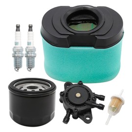 Anxingo 792105 Air Filter with 492932 Oil Filter for John Deere LA155 LA165 LA175 L120 L118 LA140 LA150 Lawn Tractor D150 D160 D170 D155 E160 E170 E180 X130R Tractor Part# MIU11515 GY21057 MIU11517