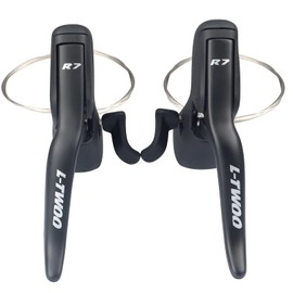 WEEROCK L-TWOO Road Bike Shift Lever 2 X 10 Speed 20 SpeedsRoad Bicycle Shifters with Brake Levers Compatible with Shimano