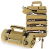 QWORK Roll-up tool bag with removable pockets, wear-resistant and waterproof