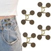 GEJ-Tech Waist Adjuster Button Denim Jeans Pin Set of 4