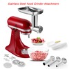 KINGEAGLE Stainless Steel Food Grinder Attachment for KitchenAid Stand Mixer,