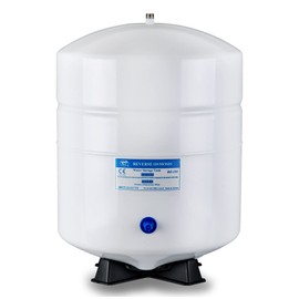 iSpring T55M 5.5 Gallon Residential Pre-Pressurized Water Storage Tank for Reverse Osmosis (RO) Systems , White