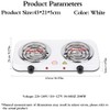 Compact and Portable Countertop Burner- Countertop Double Coiled Burner 2000