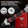 Mnoxo Vise Hardware Kit with Acme Threaded Rod System Precise