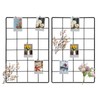sourcing map 2Pcs Wire Wall Grid Panel, 12" x 8"