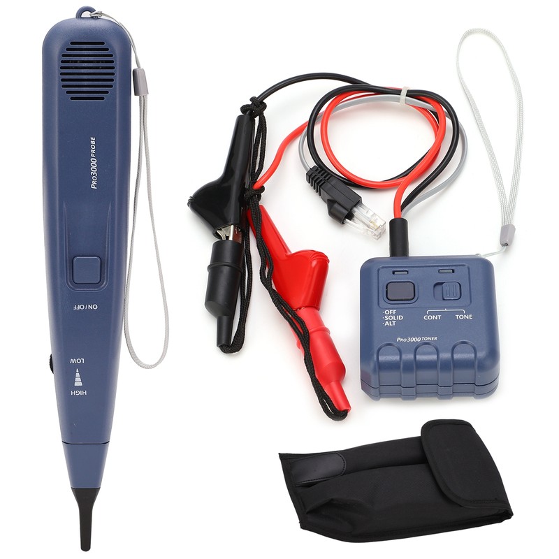 Network Cable Tester Handheld Telephone Line Finder Audio Generator Cable